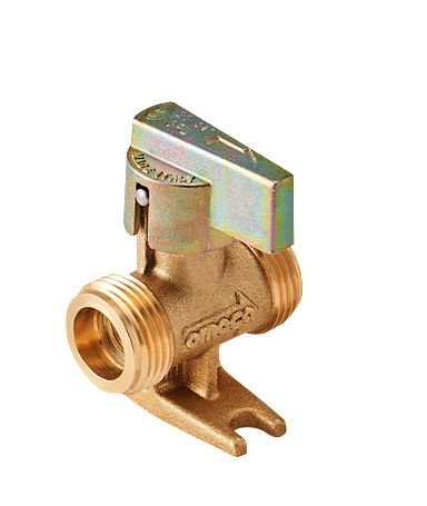 Robinet arrêt 1/4 de tour butane/propane mâle 20x150 réf B147503 BANIDES