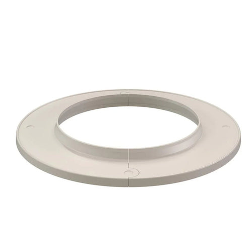 Rosace intérieure en PE blanche en 2 parties réf. 224115 UBBINK