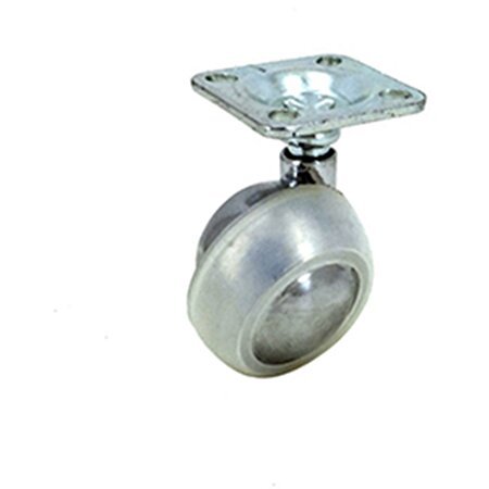 Roulette spherique pivotante a platine D 45 mm