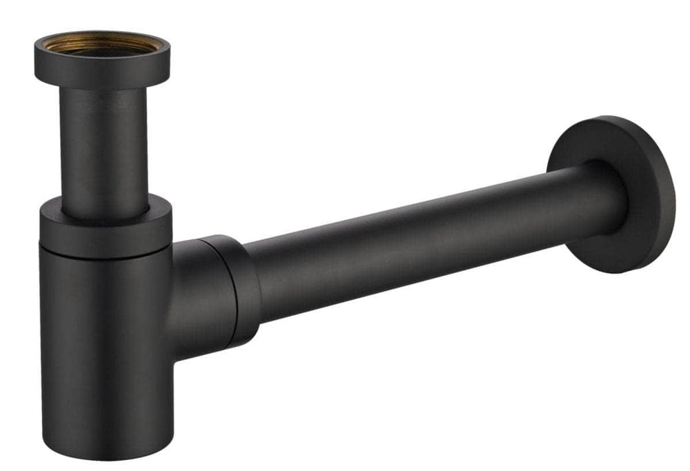 Siphon design rond court en laiton noir 33X42 Altech ALTECH