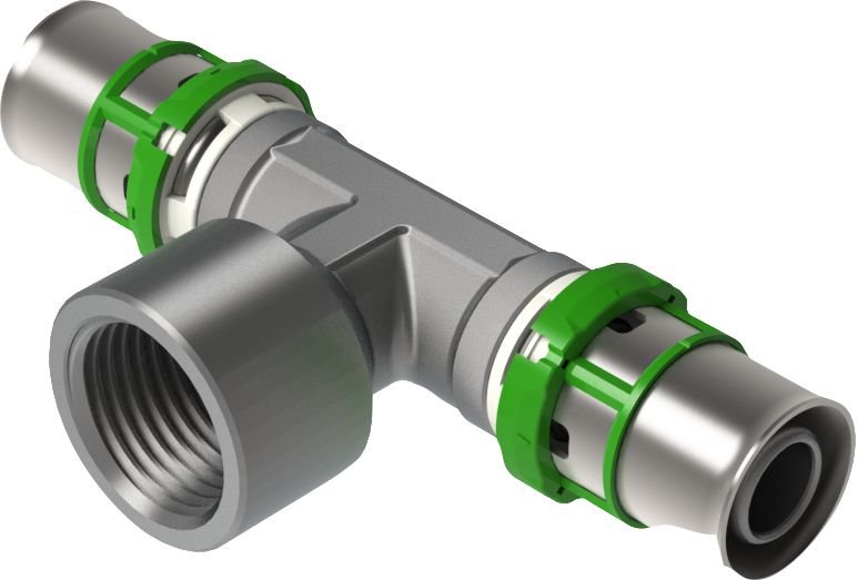 Té femelle à visser 26x3 - 1'' - 26x3 (x2) Réf. 7130GW26126 COMAP