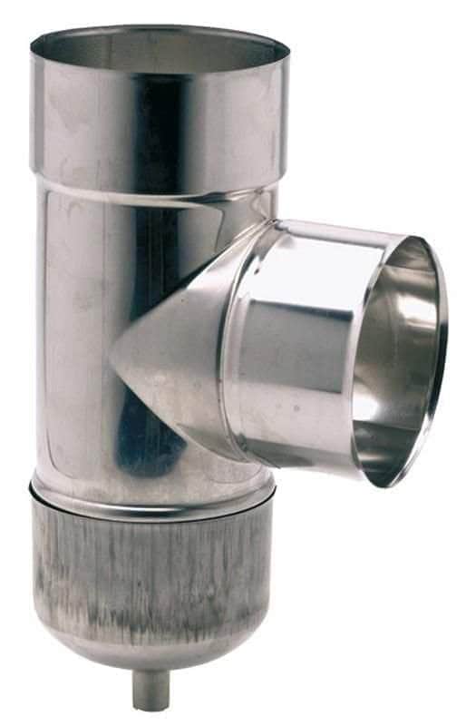 Té inox à purge D 155 / 161 réf. 886155