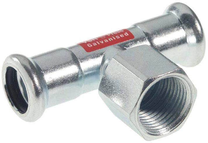 Té mixte Z7130G VSH Press à sertir et à visser filetage femelle D42 - 15X21 - 42 réf 6202867 VSH