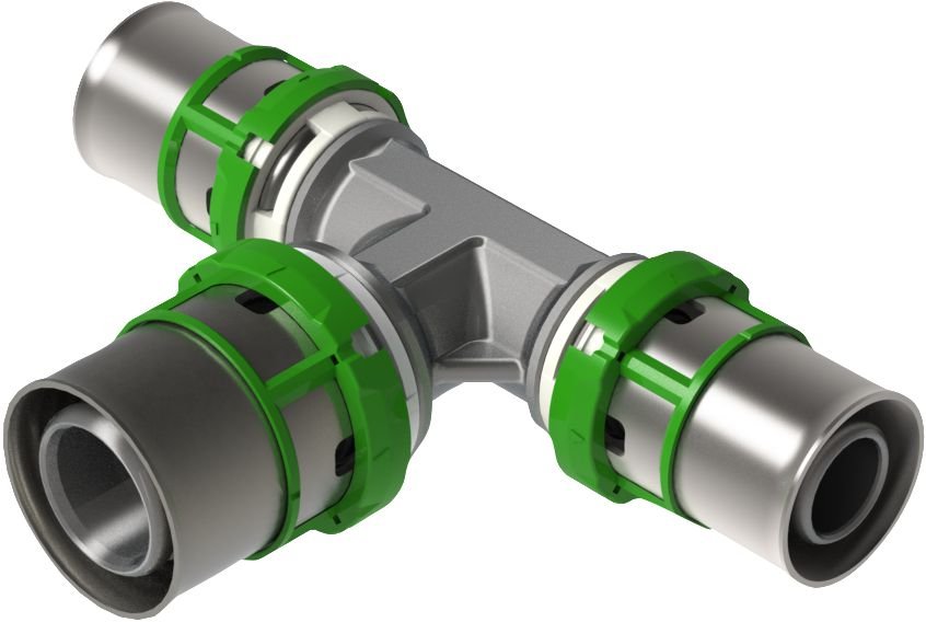 Té réduit 32x3 - 20x2 - 32x3 (x2) Réf. 7130RW322032