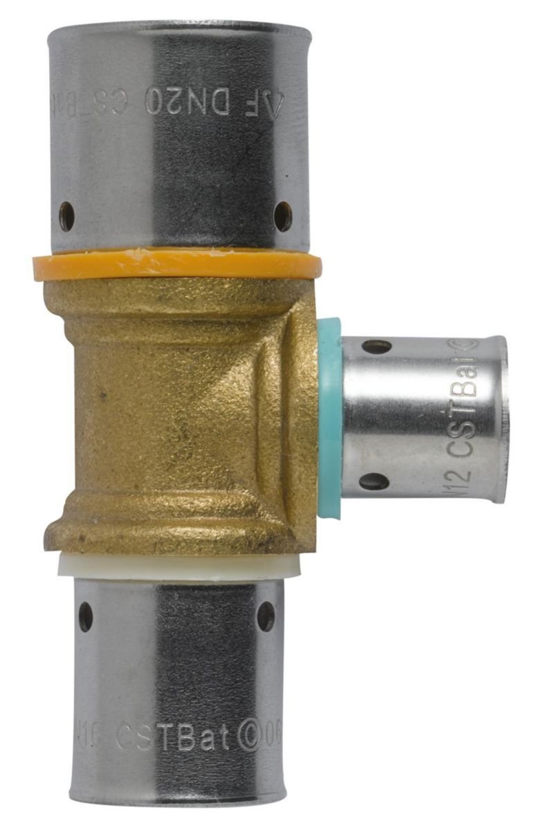 Té réduit DN20 - 16 - 20 Réf 523343 - EB50 THERMACOME