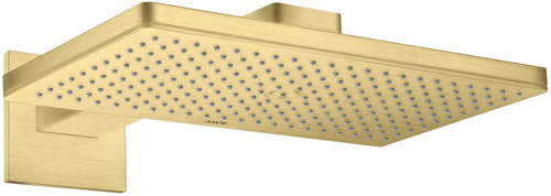 Tete De Douche Axor Shower Solutions 460 mm 300 mm O Laiton Brossé Modèle Mural 1 Jet Avec Rosace Carrée Set De Finition 35278950