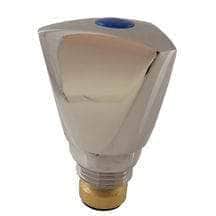 Tête universelle diamètre 15 x 21 mm Chrome Laiton ref 2001024011 ALTERNA