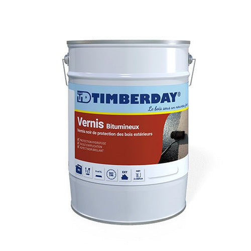 Vernis bitumineux Hydro Seau 5 Litres Timberday