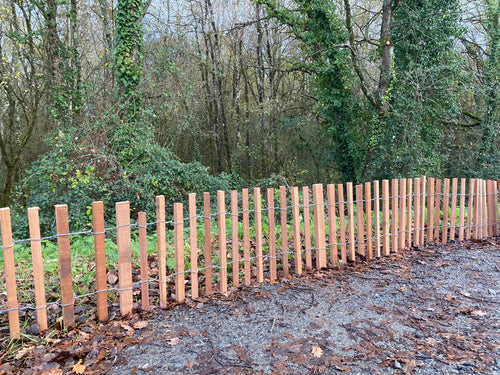 Ganivelles en bois issues du réemploi : naturel, durable et en circuit court
