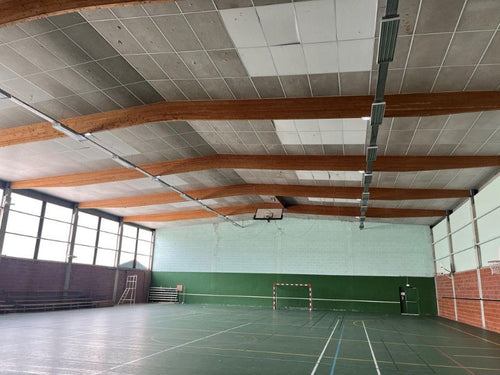 Cas concret : 37m3 de bois récupéré sur le chantier d’un gymnase près de Nantes