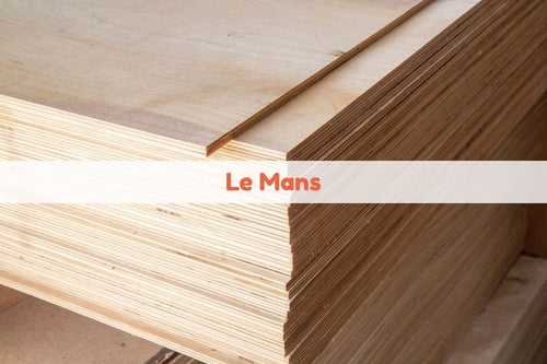 Magasin de contreplaqué au Mans