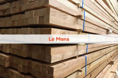 Magasin de tasseau bois au Mans