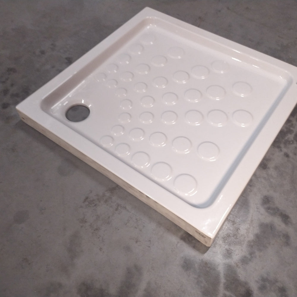 Receveur de douche céramique blanc - 900 x 900 x 75 mm