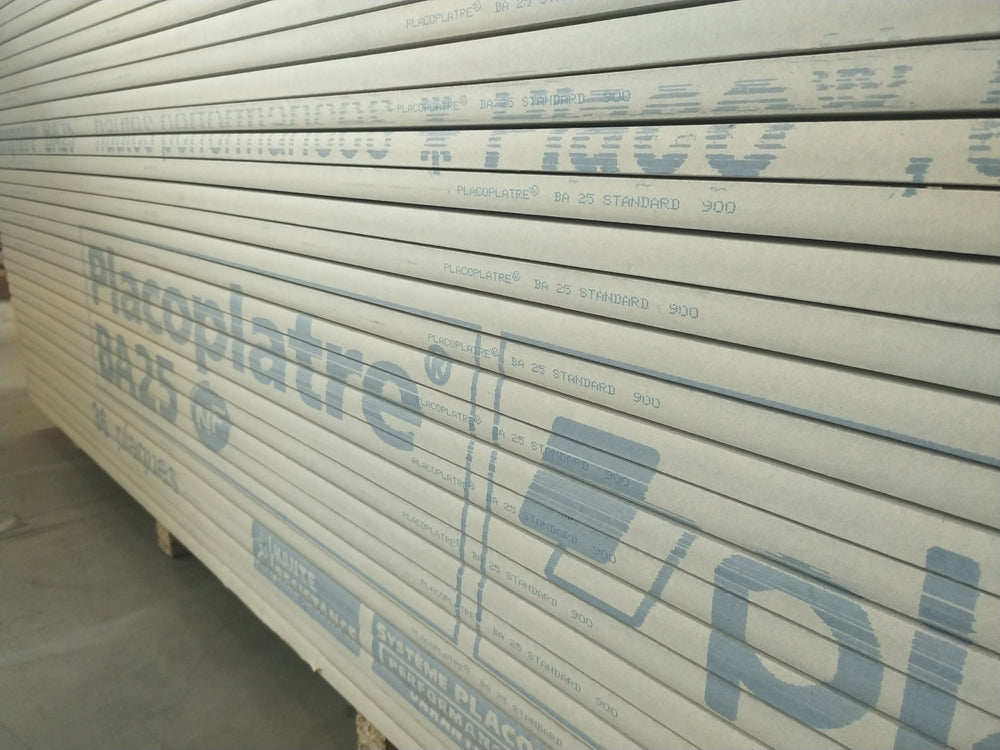 Plaque de plâtre BA25 - 2500 x 900 x 25 mm - Placoplatre