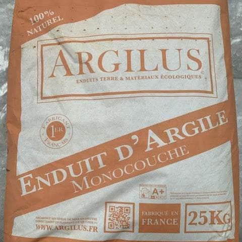 Enduit argile orange abricot - Argilus (monocouche)