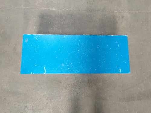 Bloc 3 boîtes aux lettres collectives intérieur mural bleu / vert modèle 1x3