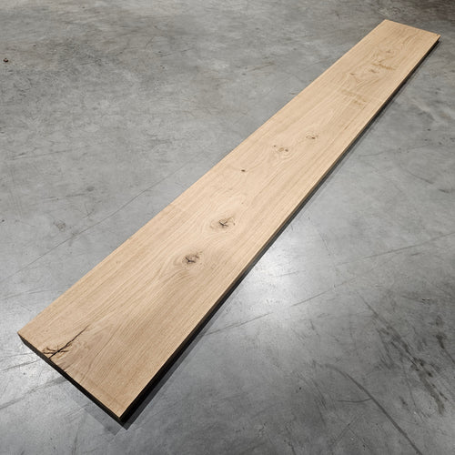 Tablette chêne / chataîgner bois massif - 2400 x 300 x 25 mm (raboté 1 face)