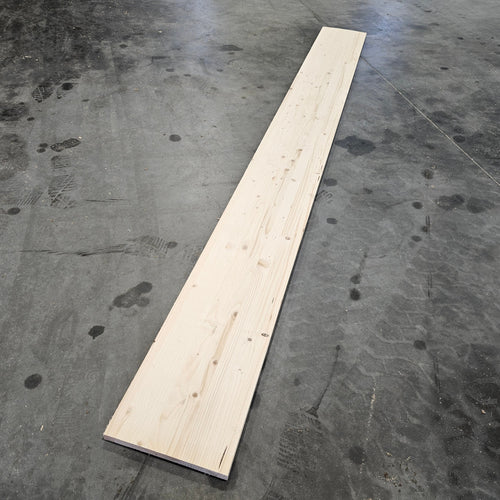 Tablette epicéa lamellé collé MS - 2500 x 300 x 25 mm (brut de sciage)
