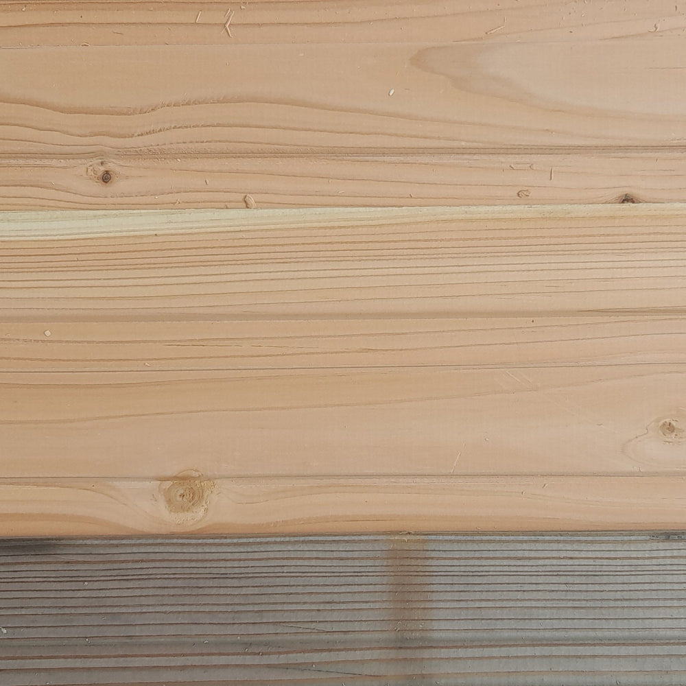 Bardage essences diverses  - 132 x 21 - L=0.9m (profil Saint louis)