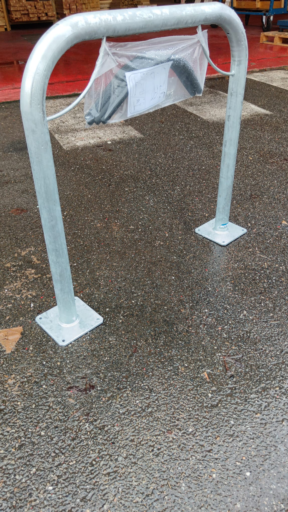 Arceau à vélos Mottez - 750 x 750 mm pour 2 vélos