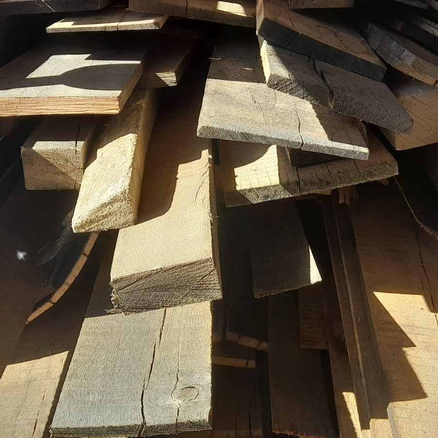 Planche bois de chauffage chêne (brut de sciage)