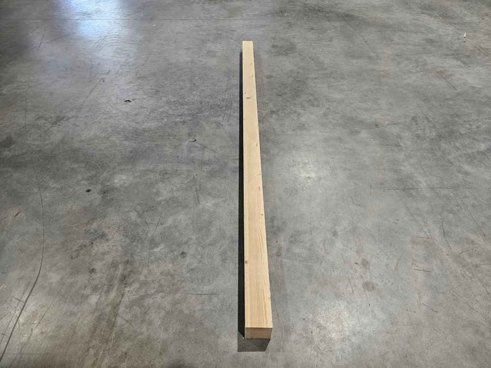 Poteau epicéa lamellé collé - 90 x 90 - L=2.5m (brut de sciage)