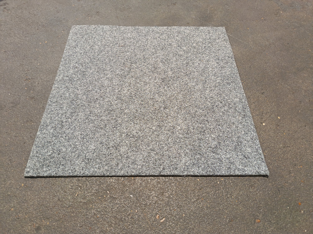 Dalle moquette gris clair - 500 x 500 mm - Tecsom
