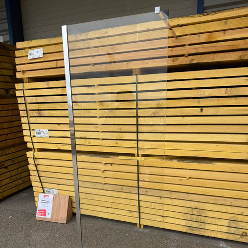 Paroi de douche verre chrome - 1900 x 700 x 6 mm - Supra Kinedo Solo6 réf. PA2400CTN