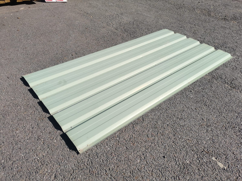 Bac acier nervuré SIDMUR D vert pâle RAL 6021 - 2650 x 1100 mm Monopanel