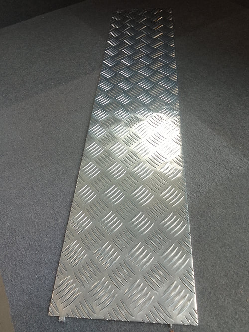 Tôle aluminium - 1030 x 220 mm (damier)