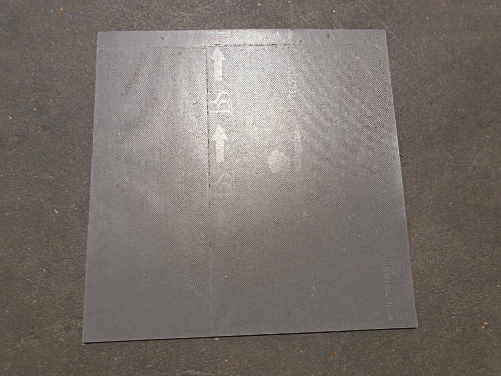 Dalle moquette gris clair - 500 x 500 mm - Tecsom