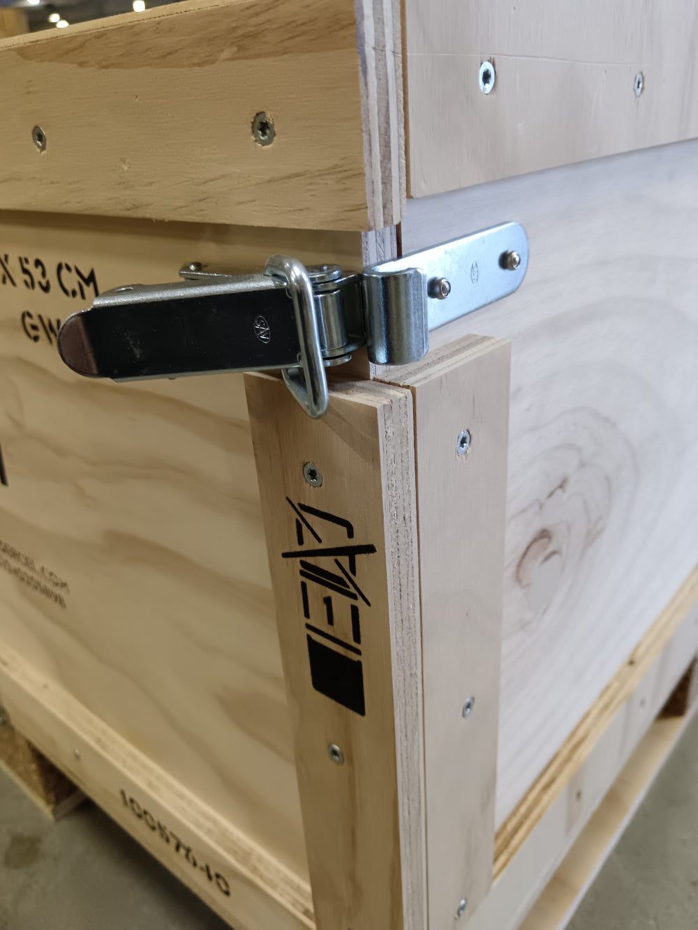 Caisse de transport contreplaqué - 800 x 600 x 530 mm