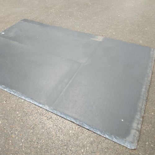 Ardoise synthétique coloris bleu - 330 x 230 mm (lisse à bords épaufrés)