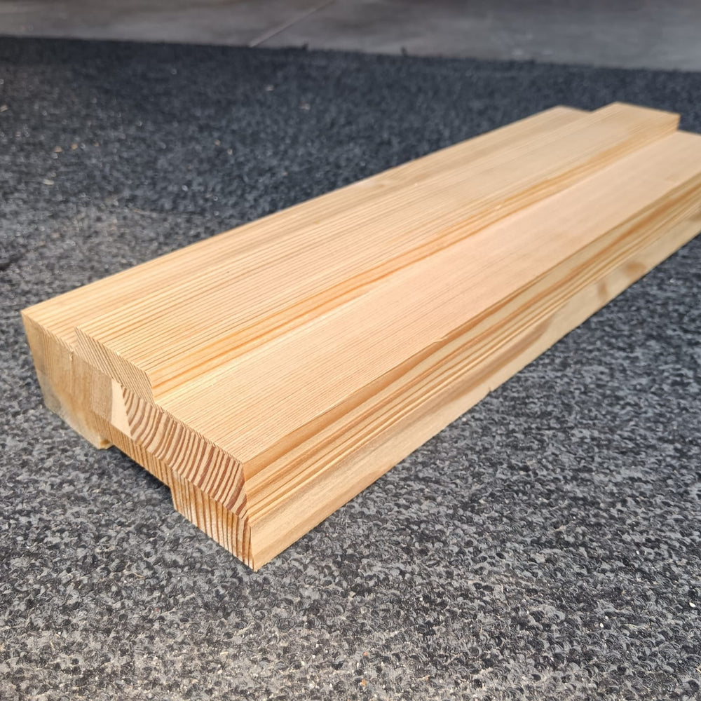 Brique mélèze lamellé collé classe 3 - 50 x 120 - L. var (raboté 4 faces)