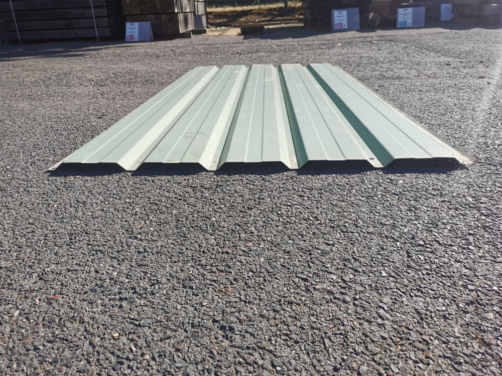 Bac acier nervuré SIDMUR D vert pâle RAL 6021 - 2650 x 1100 mm Monopanel