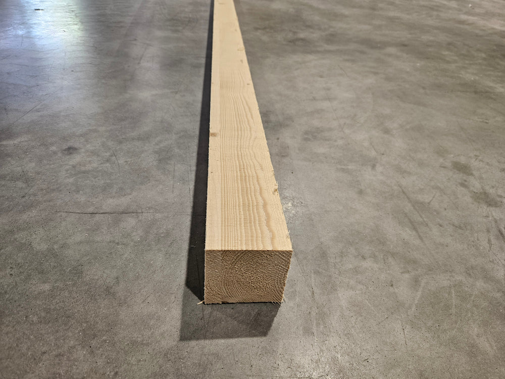 Poteau epicéa lamellé collé - 90 x 90 - L=2.5m (brut de sciage)