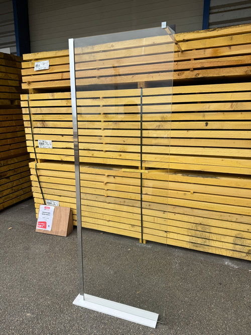 Paroi de douche verre chrome - 1900 x 700 x 6 mm - Supra Kinedo Solo6 réf. PA2400CTN