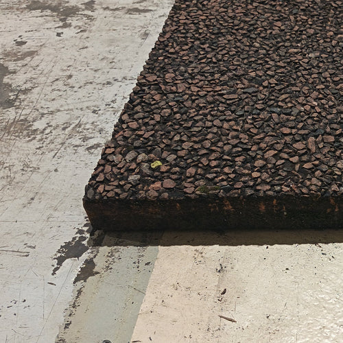 Dalle gravillonnée béton rose - 500 x 500 x 50 mm