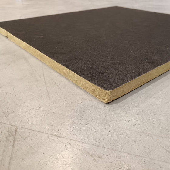 Faux-plafond Tonga noir - 600 x 600 x 22 mm - EUROCOUSTIC
