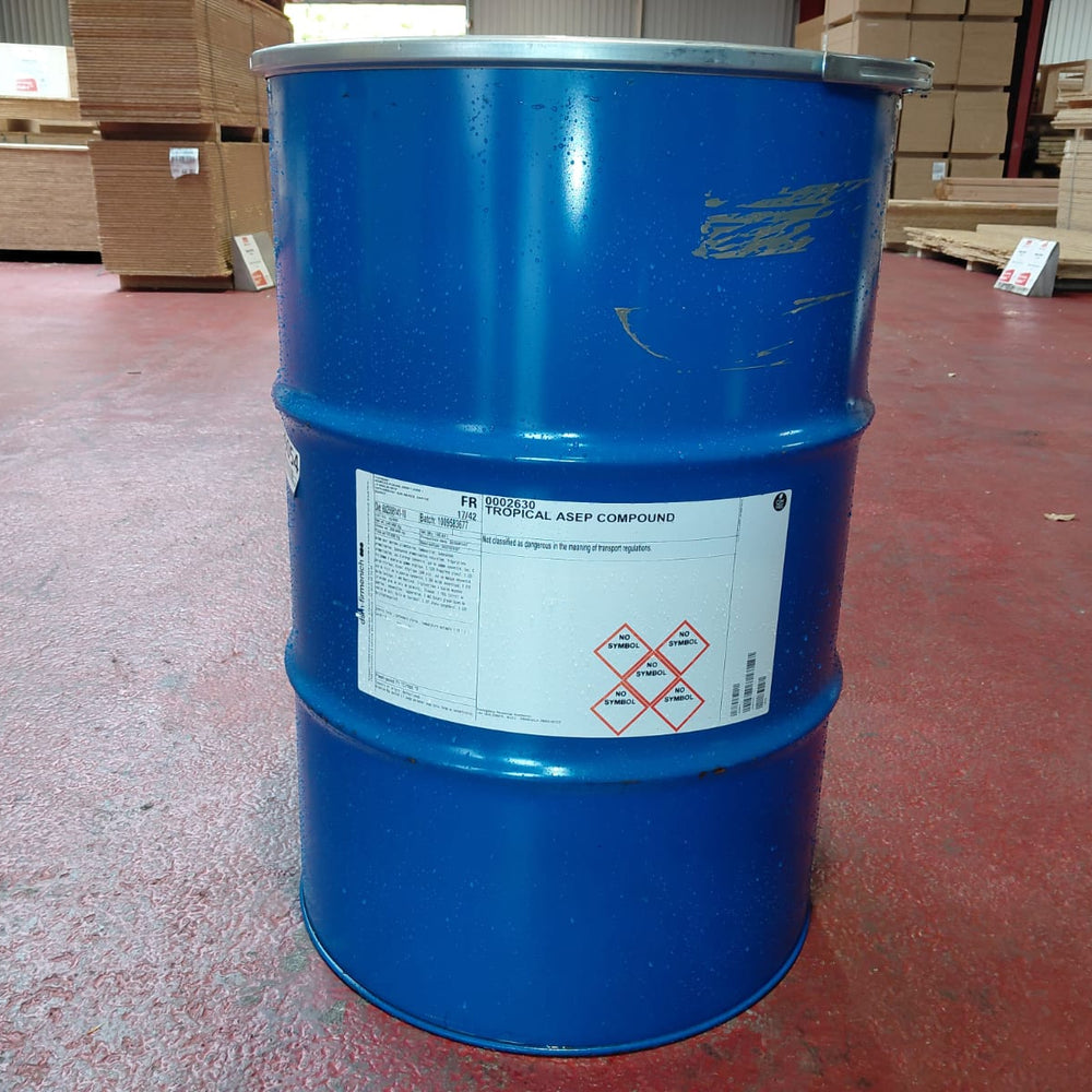 Fût métallique 200 litres bleu