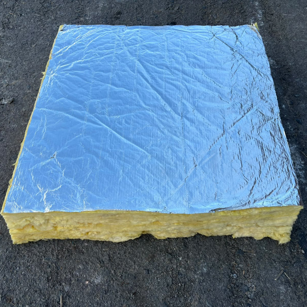 Rouleau laine de verre revêtu alu - R=4.5* - Ep=180mm - 1200 x 1200