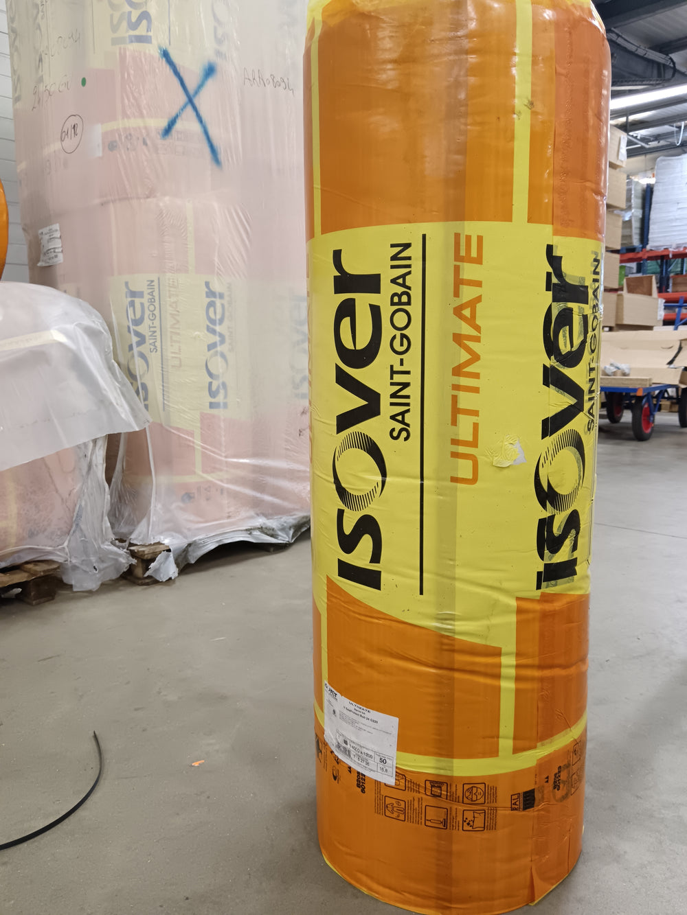 Rouleau laine minérale  - 14000 x 1200 x 50 mm - Isover U SEA PROTECT ROLL 24 G220