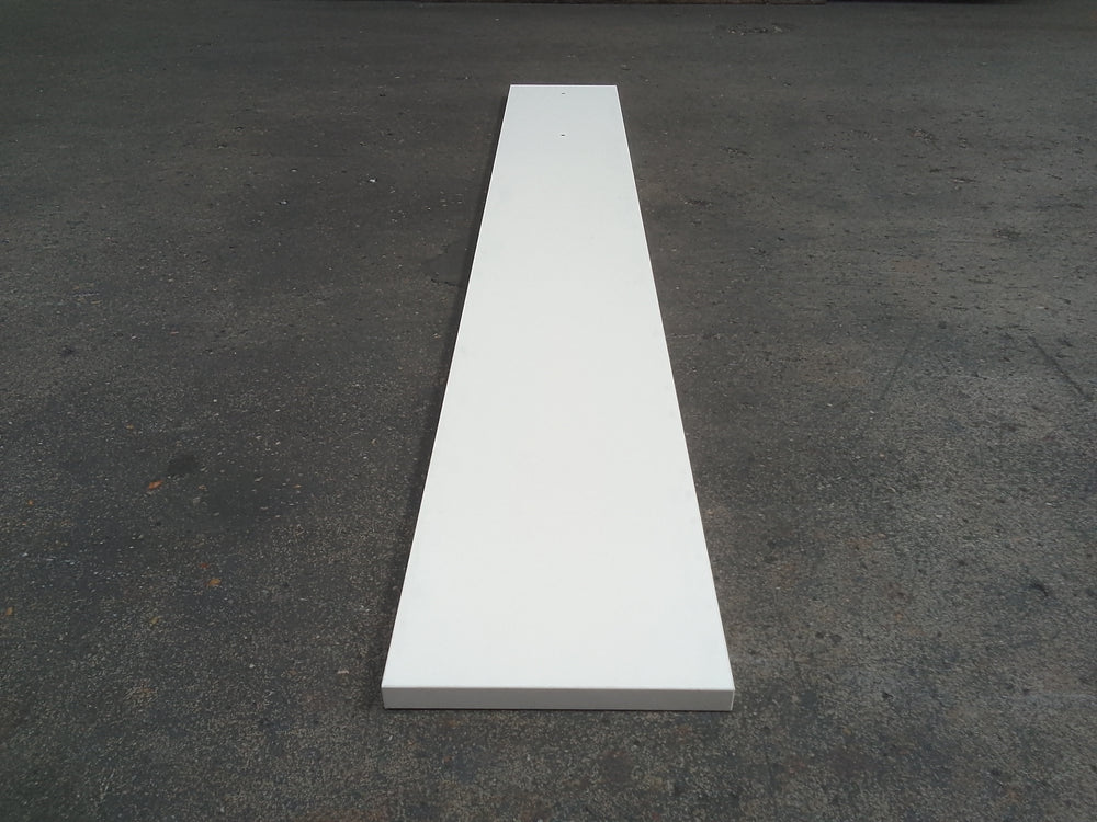Tablette aggloméré blanc - 1380 x 200 x 19 mm