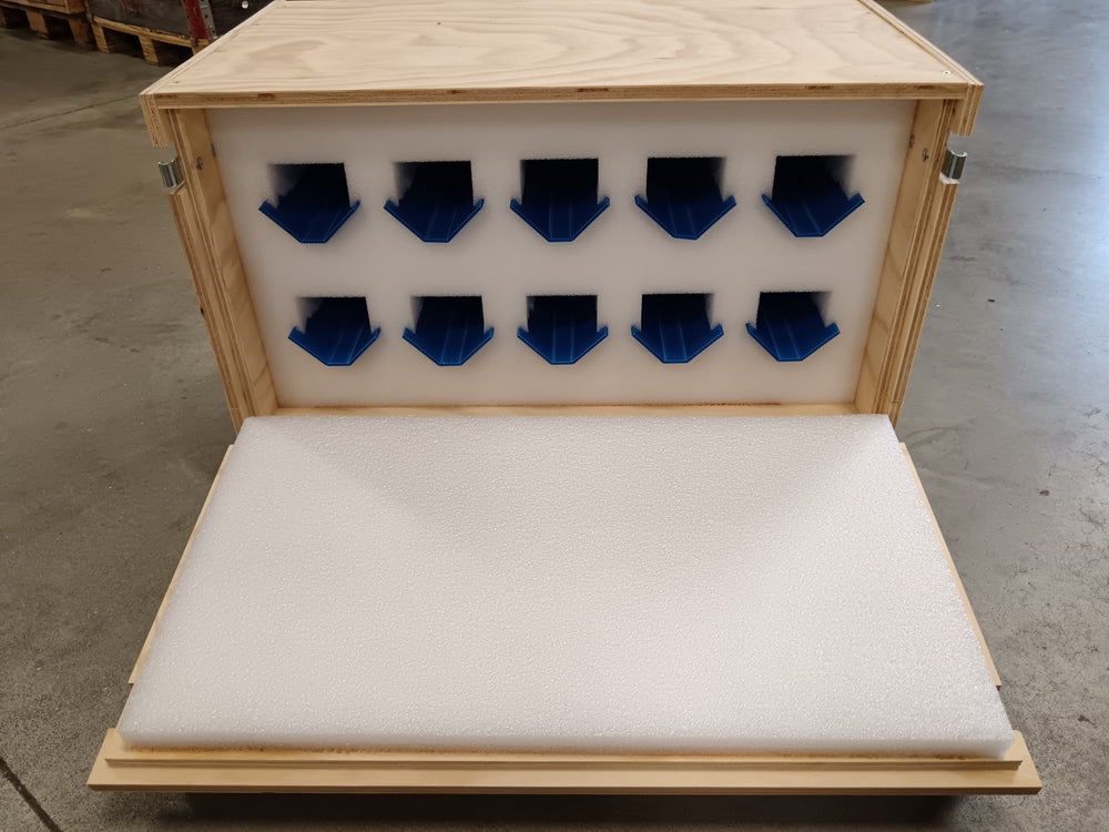 Caisse de transport contreplaqué - 800 x 600 x 530 mm