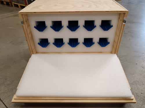 Caisse de transport contreplaqué - 800 x 600 x 530 mm