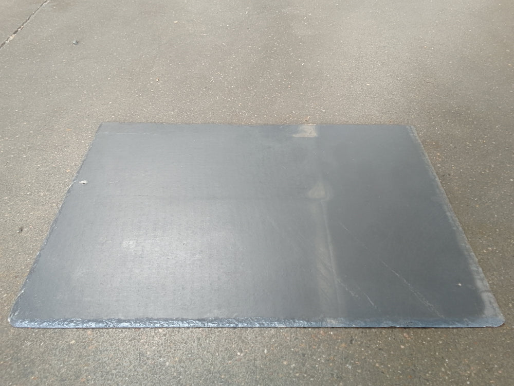 Ardoise synthétique coloris bleu - 330 x 230 mm (lisse à bords épaufrés)