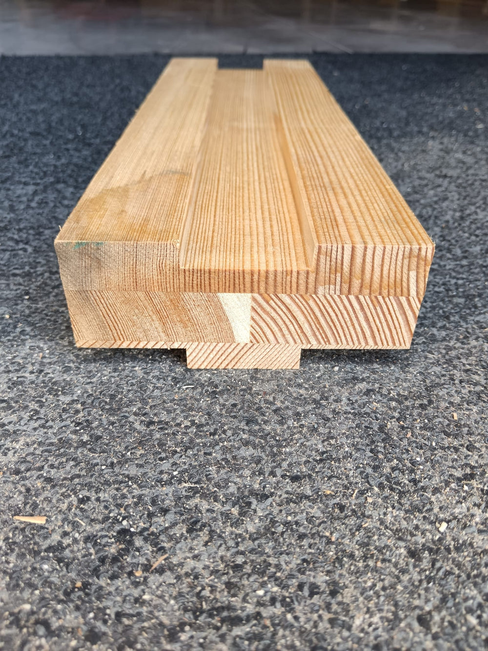 Brique mélèze lamellé collé classe 3 - 50 x 120 - L. var (raboté 4 faces) — vue 3