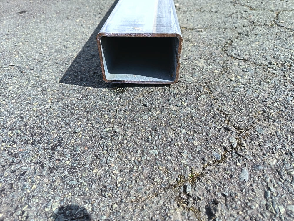 Tube acier galvanisé - 120 x 80 x 3 mm - L=2.9m