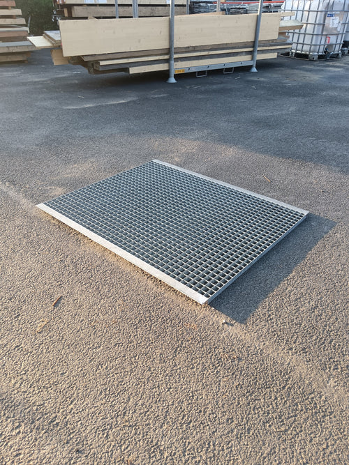 Caillebotis acier galvanisé - 1295 x 990 x 37 mm
