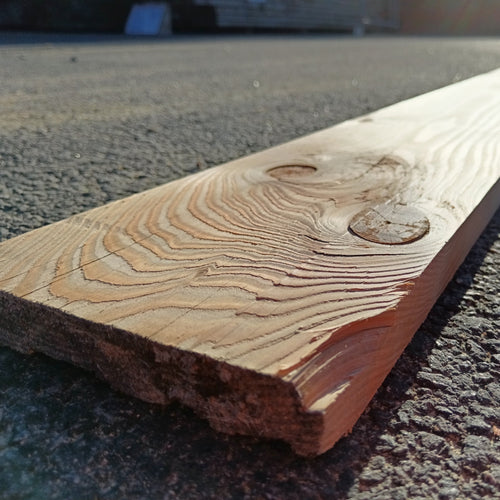 Planche douglas bois massif - 22 x 140 - L=3m (raboté 4 faces)